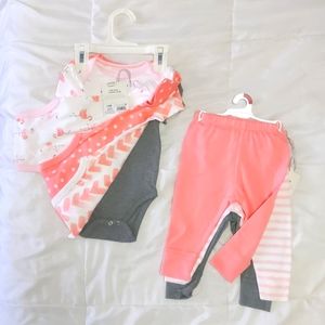 Cloud Island onesie/pant set 3-6 mos